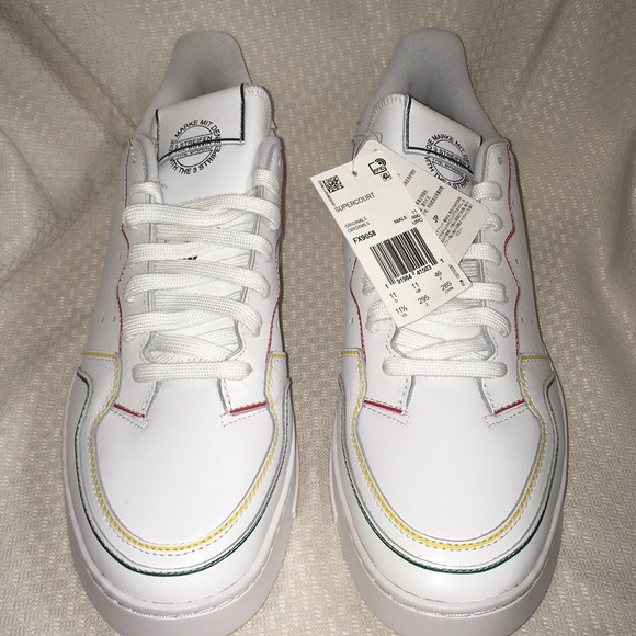 Adidas Supercourt Shoes FX9058 Cloud White 11.5 - Picture 1 of 7